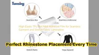 Hot Fix Αυτοκόλλητη μεμβράνη Rhinestone για Διακόσμηση Ενδυμάτων