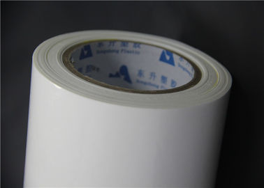 Υψηλής θερμοκρασίας PES καυτή συγκολλητική ταινία 0.1mm λειωμένων μετάλλων πάχος για το PVC και το έγγραφο